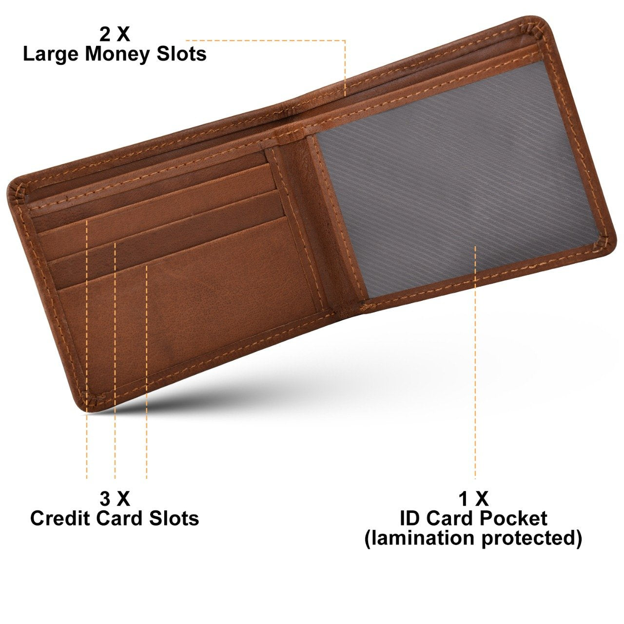 leather wallets dollar size