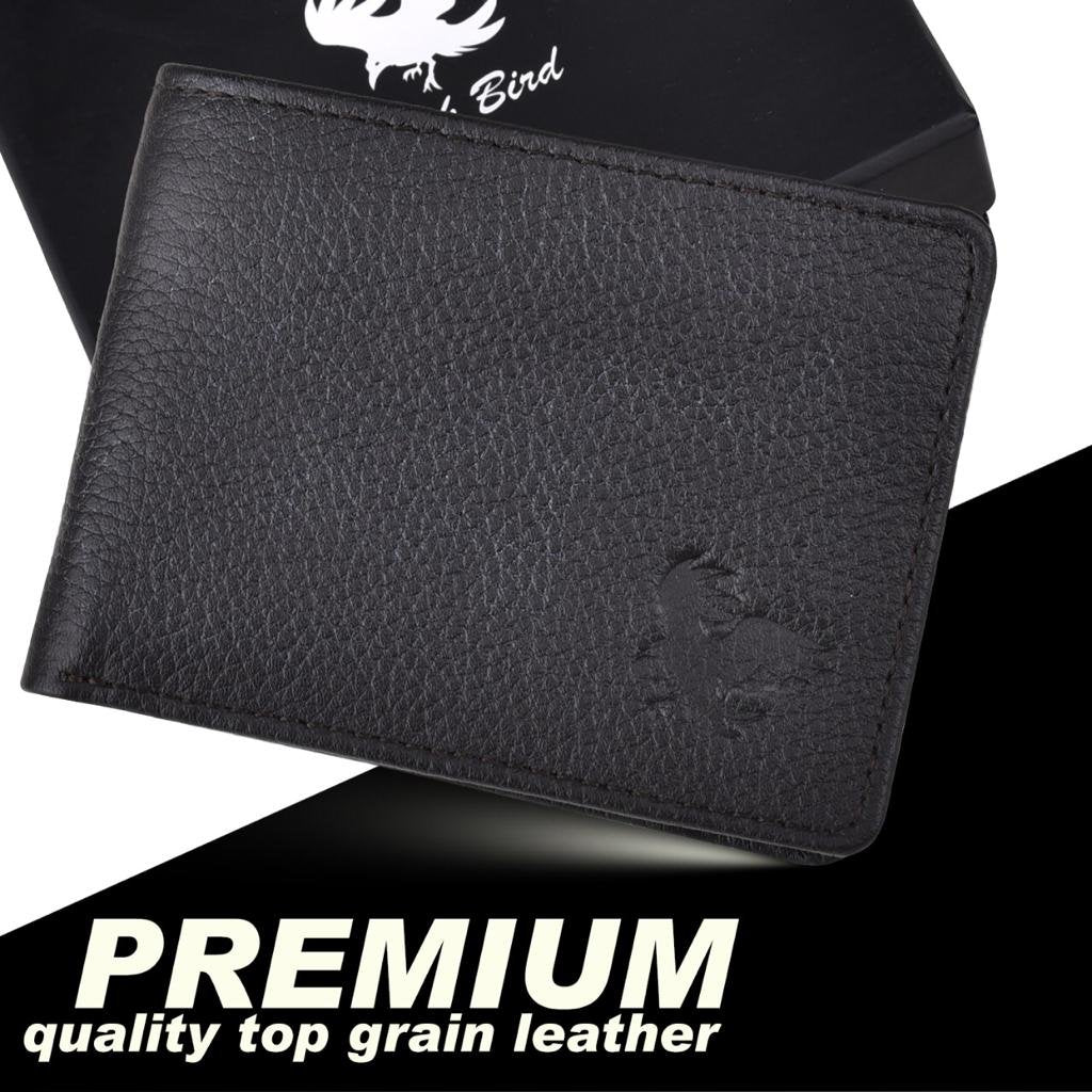 Dollar Size | Black | Leather Wallet