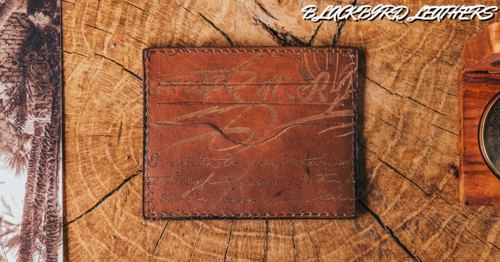 Natural leather wallets: