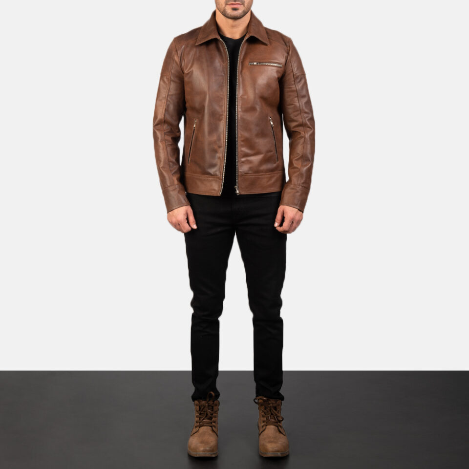 Brown Beast | Biker Leather Jacket | Men | Blackbird Leathers