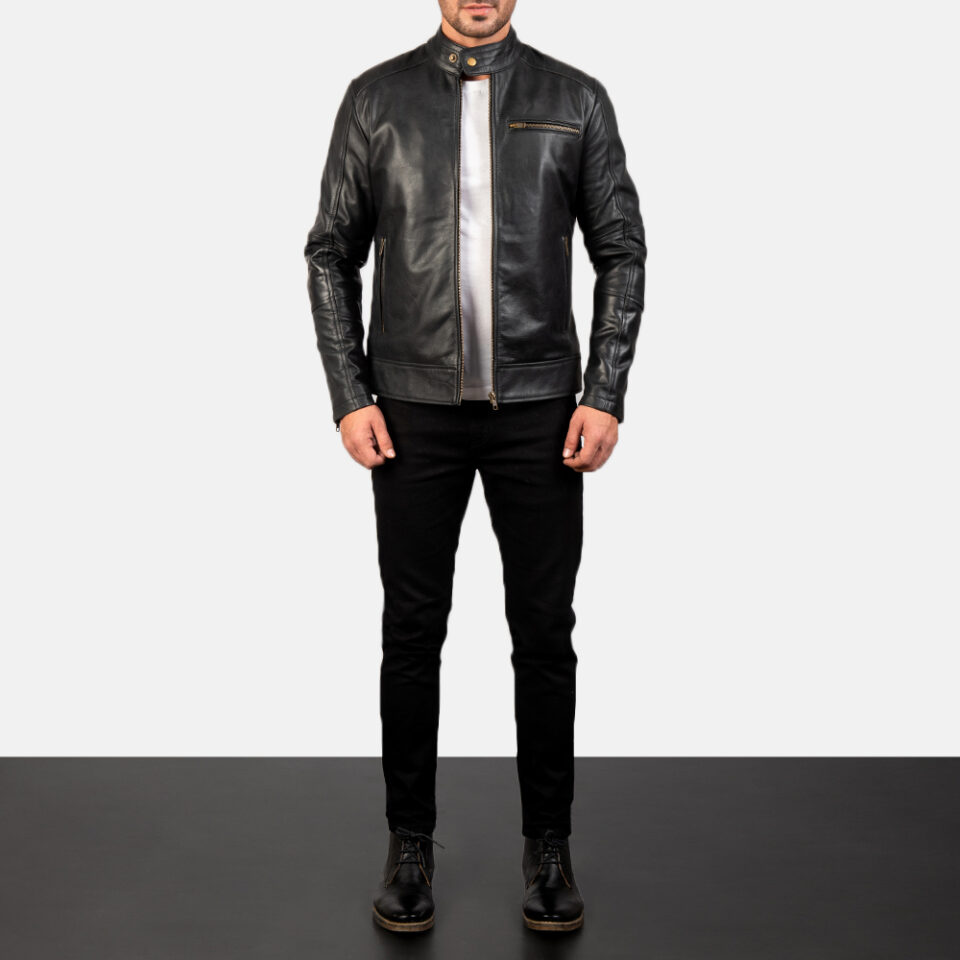 aderson black leather jacket