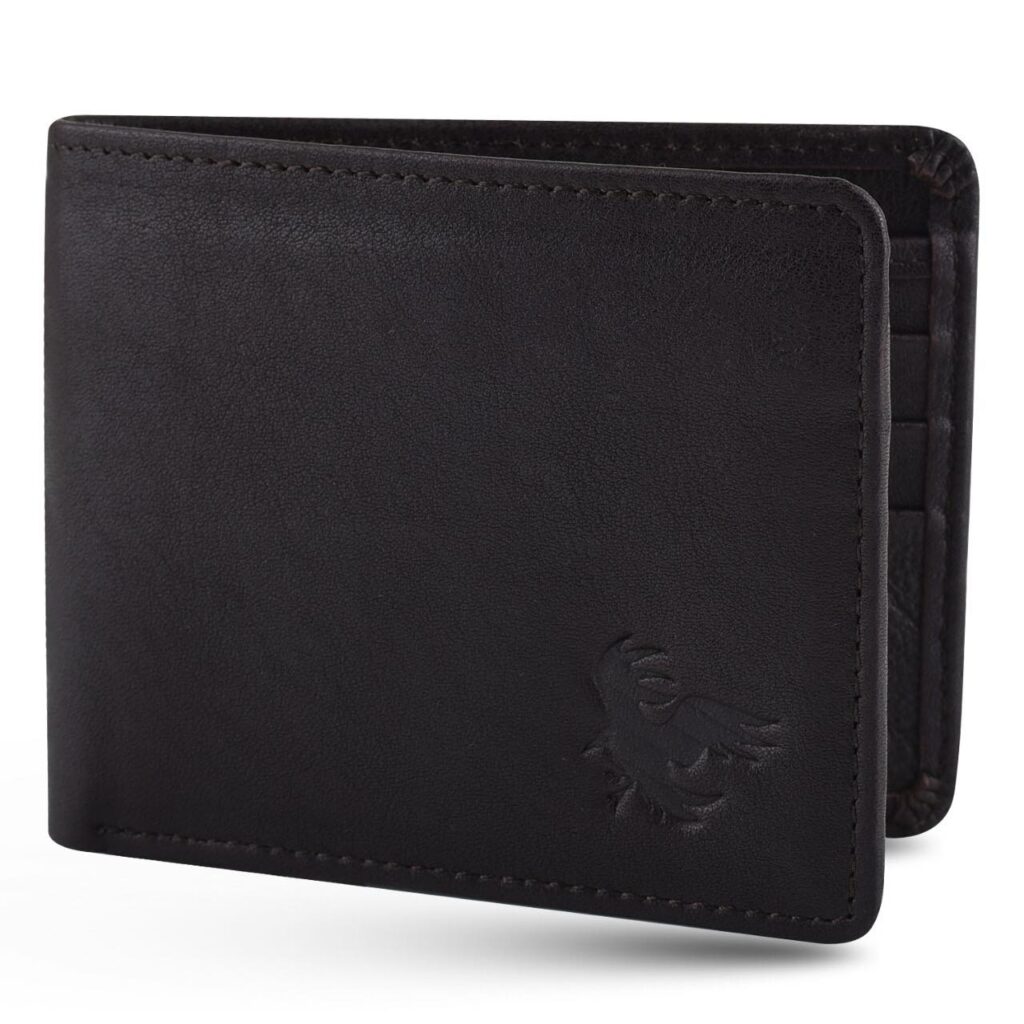 close view of Luxurious leather wallet