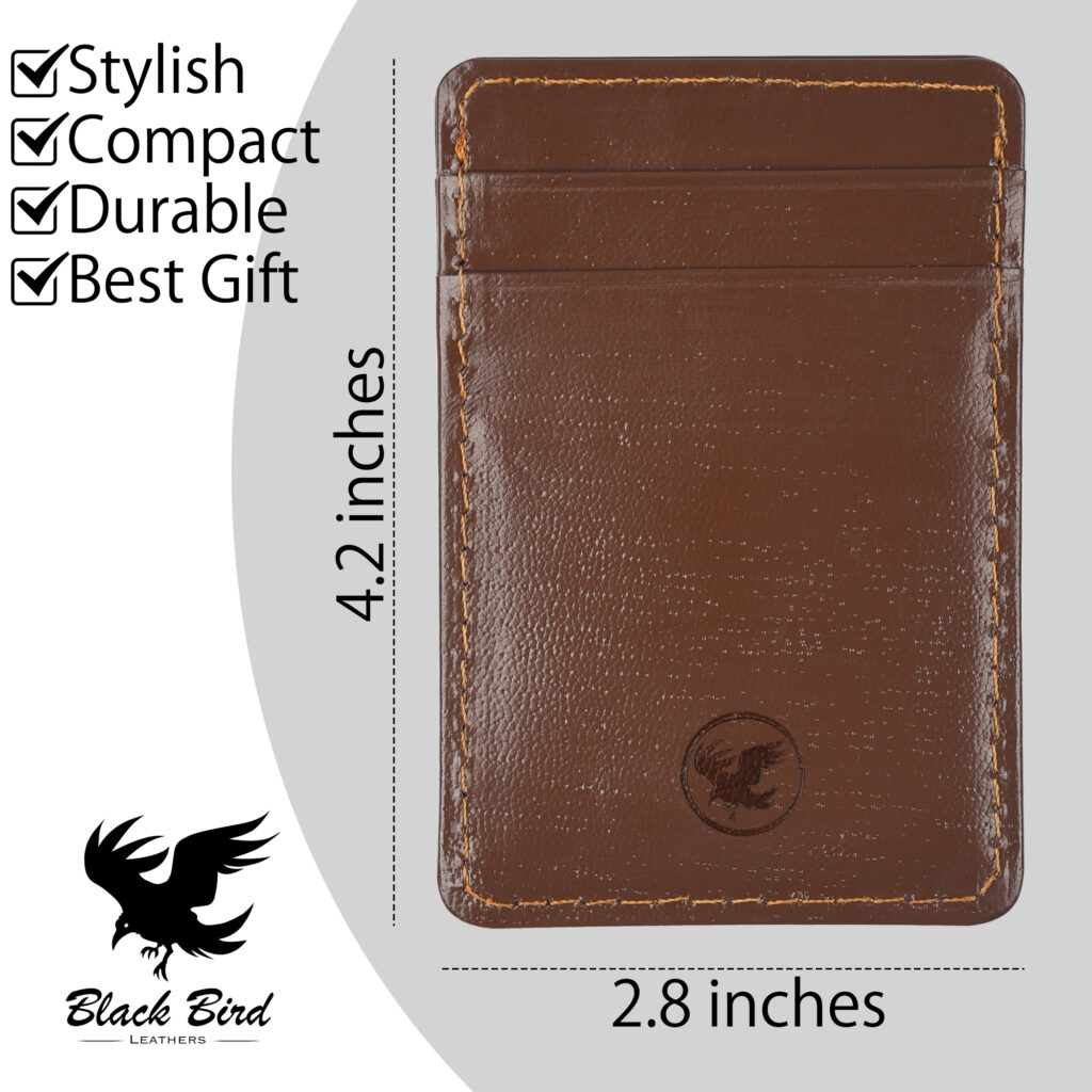 Smart Leather Card Holder & Pouch | Blackbird Leathers