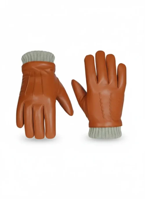 Winter Sheep skin Leather Glove